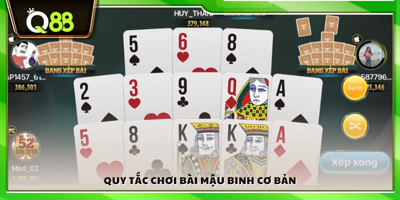 Những luật chơi căn bản trong Mậu Binh