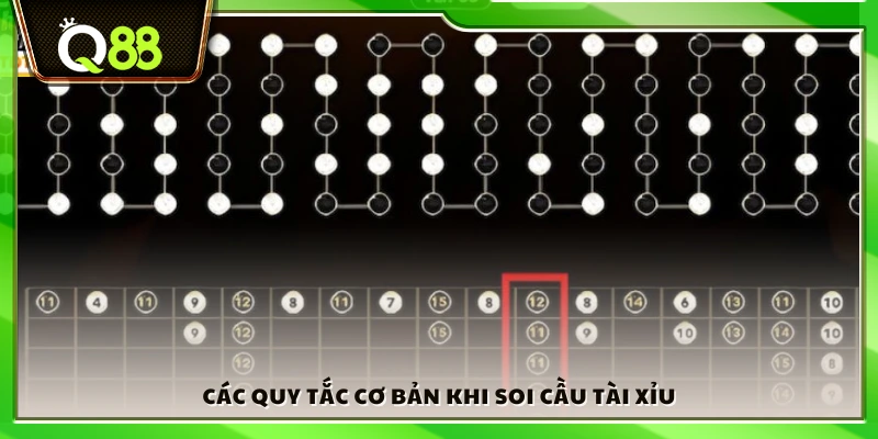 Nguyên tắc cơ bản để soi cầu Tài Xỉu